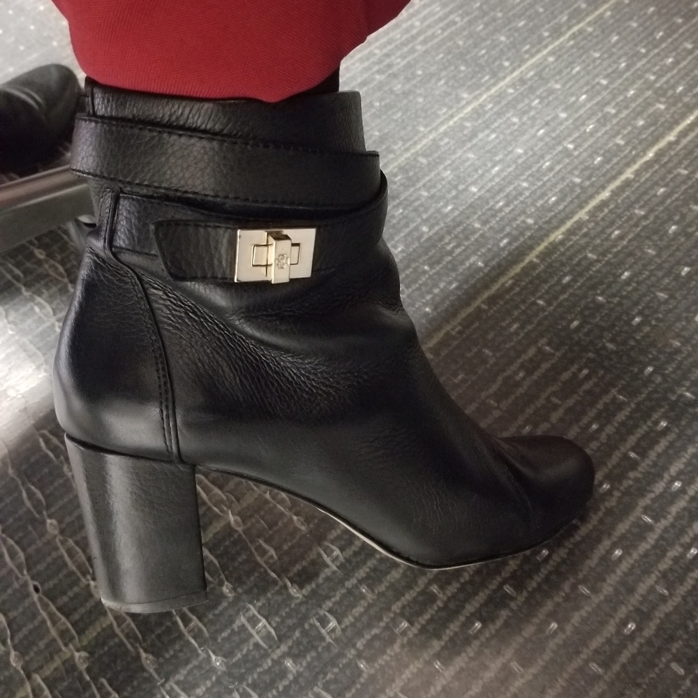 Vince Camuto size 8 leather booties. 2 inch heel,  great condition.